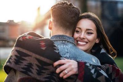 Couple Hugging