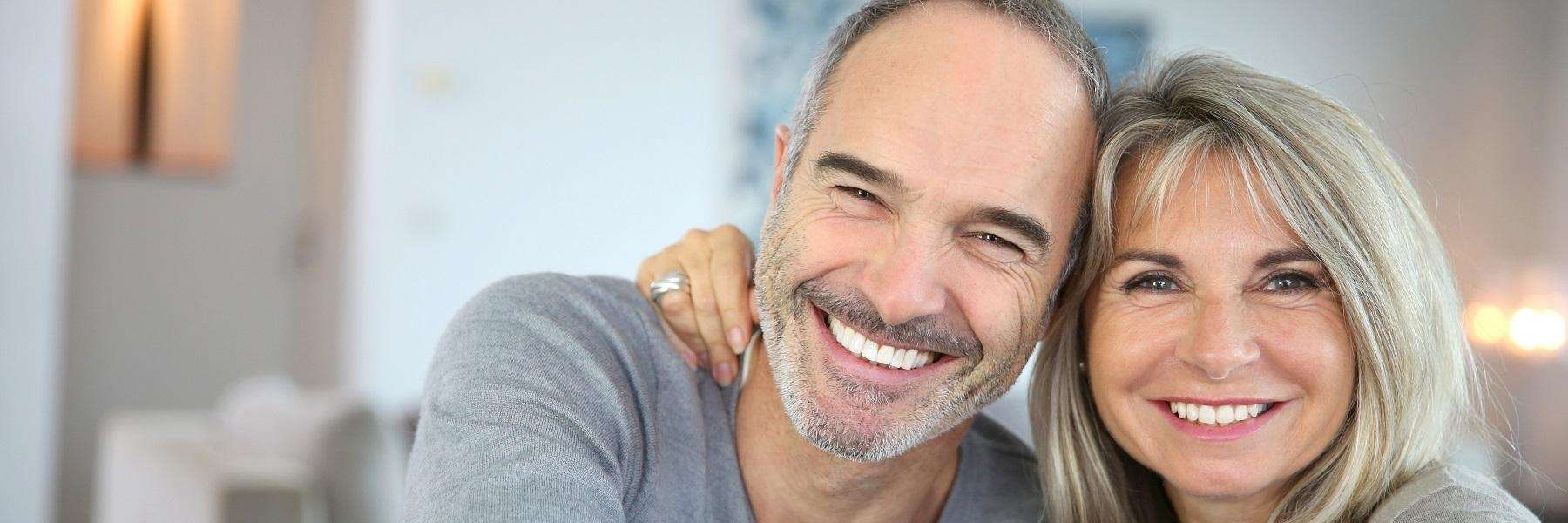 Couple with porcelain veneers in Seymour, TN